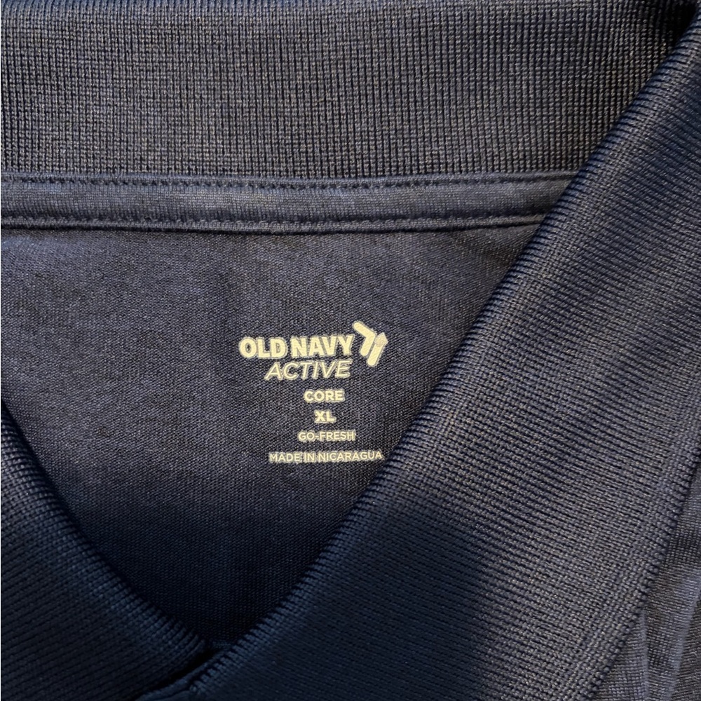 Pack of Three Old Navy Men's Navy Polo Shirts - Picture 3 of 3